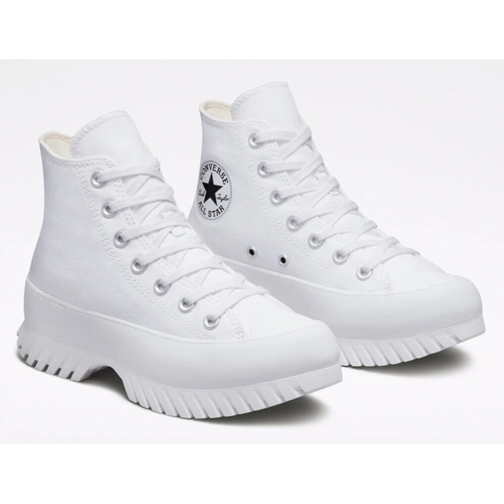 NIB $90 Converse Chuck Taylor All Star Lugged High Top White/Black/White 10M
